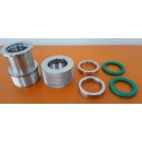 Gas tube coupling